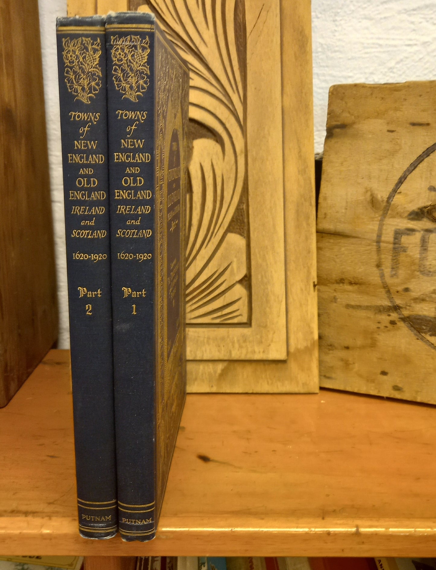 Towns of New England and Old England, Ireland and Scotland Parts 1 and 2-Book-Tilbrook and Co