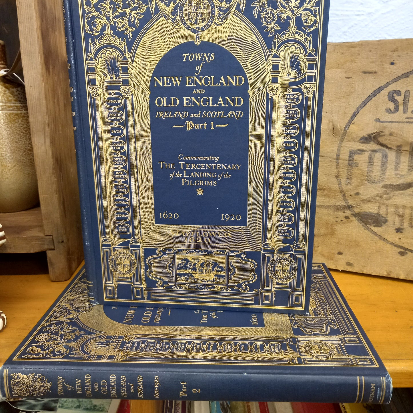 Towns of New England and Old England, Ireland and Scotland Parts 1 and 2-Book-Tilbrook and Co