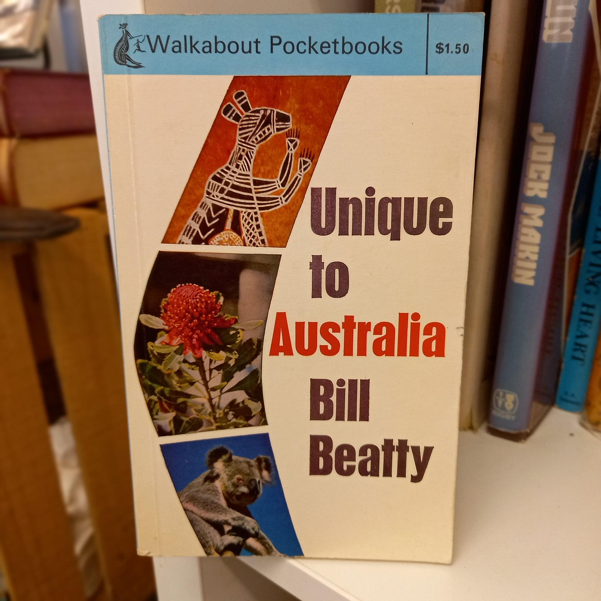 Unique to Australia – Bill Beatty (1968, Ure Smith / Australian National Travel Association)-Book -Vintage Natural History Guide / Australian Travel Literature / Mid-century Pocketbook-Tilbrook and Co