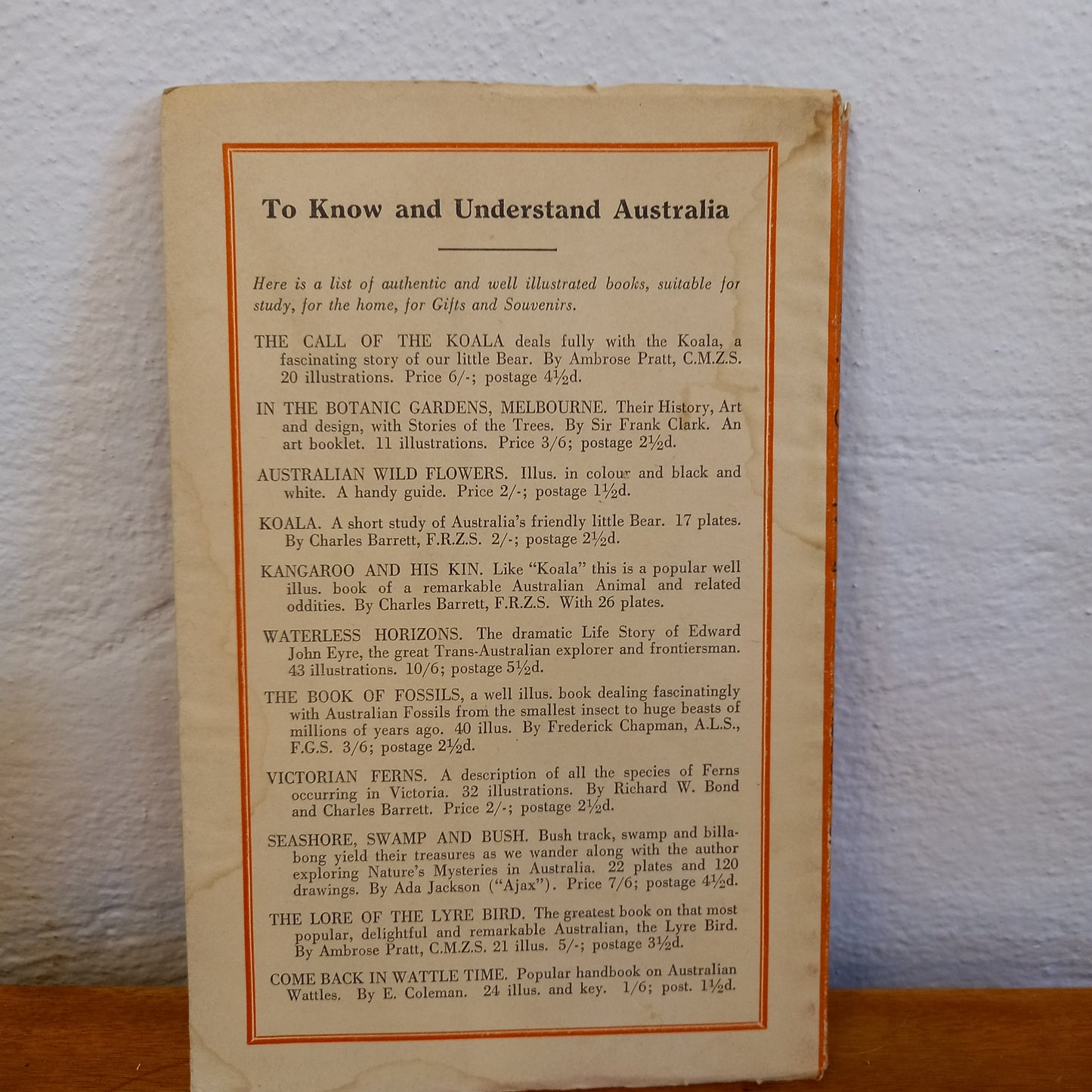 Up North Australia Above Capricorn by Charles Barrett-Book-Tilbrook and Co