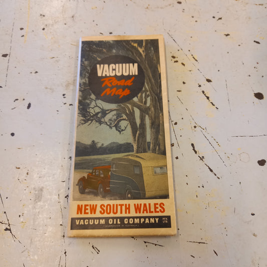 Vintage Vacuum Road Map of New South Wales-Map-Tilbrook and Co