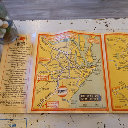 Vintage Vacuum Road Map of New South Wales-Map-Tilbrook and Co