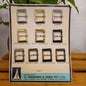 Vintage AROS 1960s Buckle Sample Card – Style 4041.1, Set of 10 Buckles-Vintage Haberdashery-Tilbrook and Co