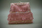 Vintage Gregory Ladner Pink Beaded Evening Bag with Silver Coloured Clasp-Clothing Accessories-Tilbrook and Co