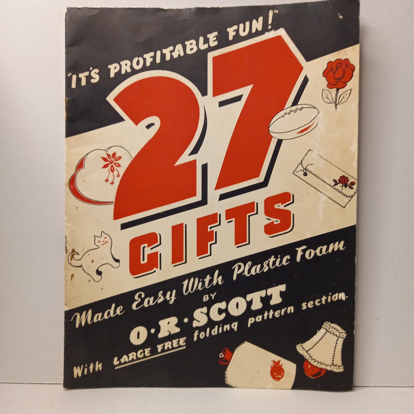 Vintage " Its Profitable Fun!" 27 Gifts-Ephemera-Tilbrook and Co