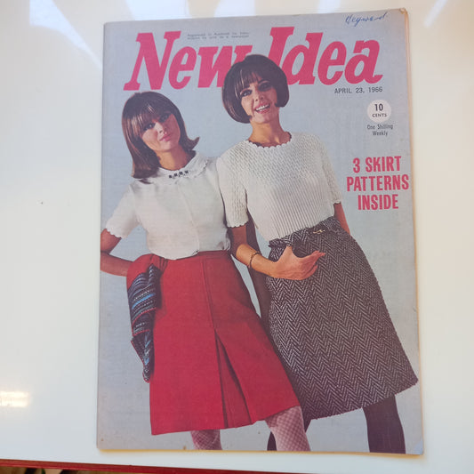 Vintage New Idea Magazine – April 23, 1966-Vintage Magazines > Women’s Magazines > 1960s Ephemera-Tilbrook and Co