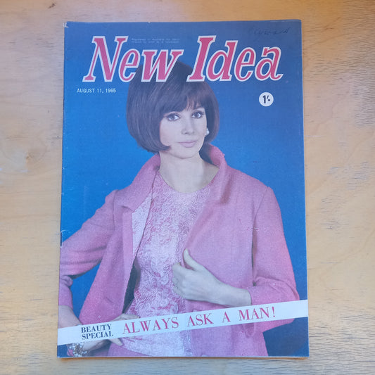 Vintage Magazine New Idea August 11 1965-Vintage Magazines > Women’s Magazines > 1960s Ephemera-Tilbrook and Co