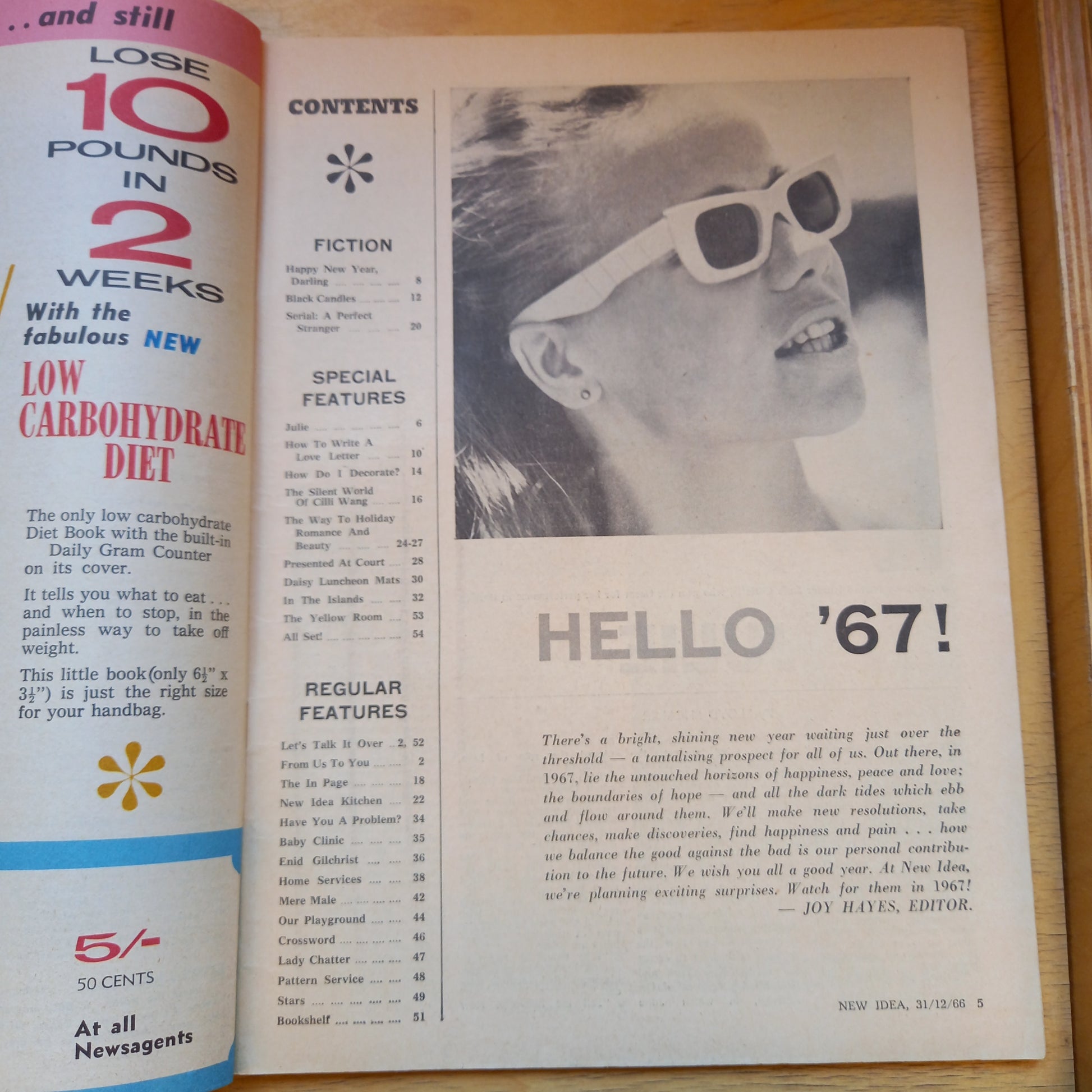 Vintage New Idea Magazine – December 31, 1966-Vintage Magazines > Women’s Magazines > 1960s Ephemera-Tilbrook and Co