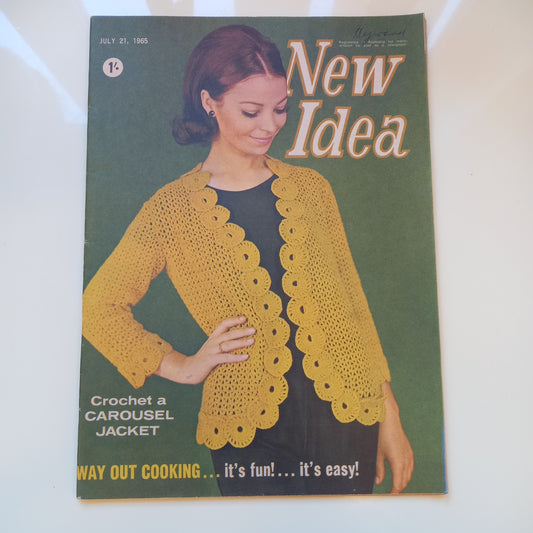 Vintage New Idea Magazine – July 21, 1965-Vintage Magazines > Women’s Magazines > 1960s Ephemera-Tilbrook and Co