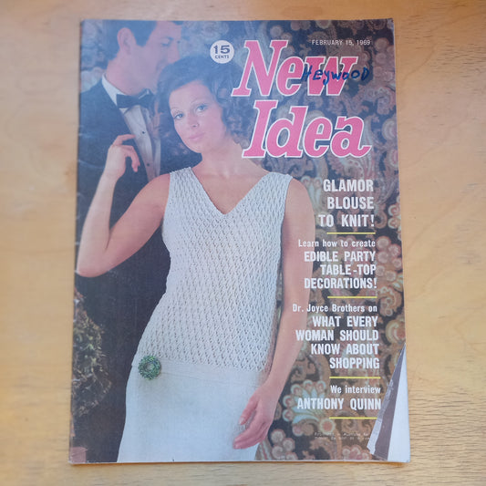 Vintage Magazine New Idea February 15 1969-Vintage Magazines > Women’s Magazines > 1960s Ephemera-Tilbrook and Co