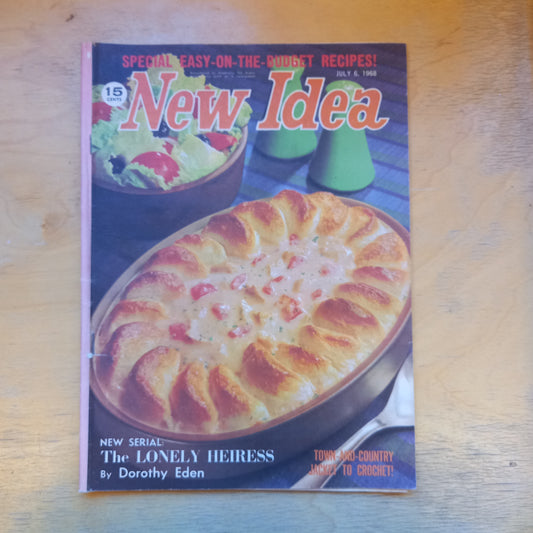 Vintage Magazine New Idea July 6 1968-Vintage Magazines > Women’s Magazines > 1960s Ephemera-Tilbrook and Co