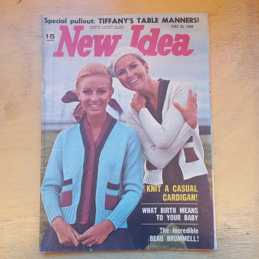 Vintage Magazine New Idea June 22 1968-Vintage Magazines > Women’s Magazines > 1960s Ephemera-Tilbrook and Co