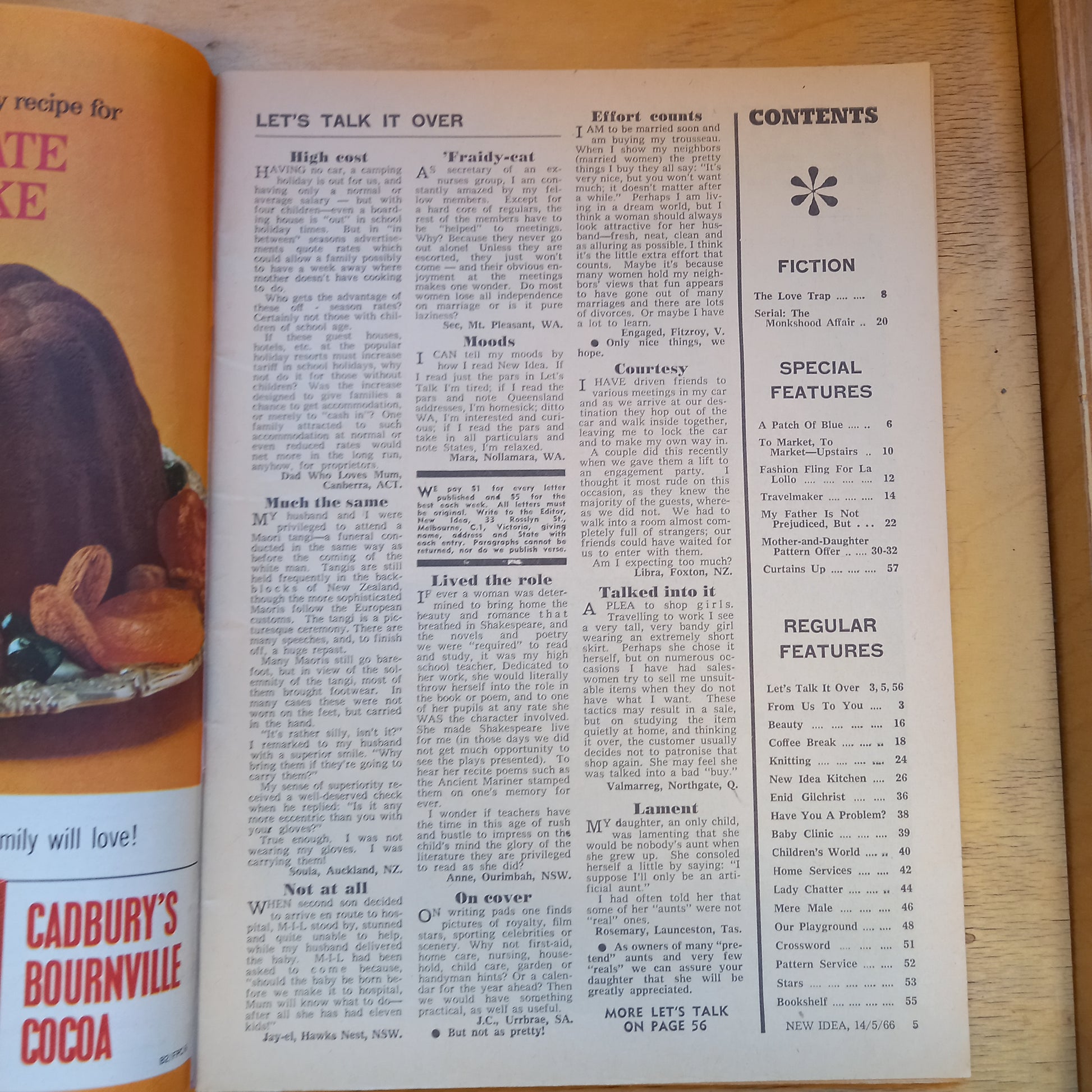 Vintage Magazine New Idea May 14 1966-Ephemera-Tilbrook and Co