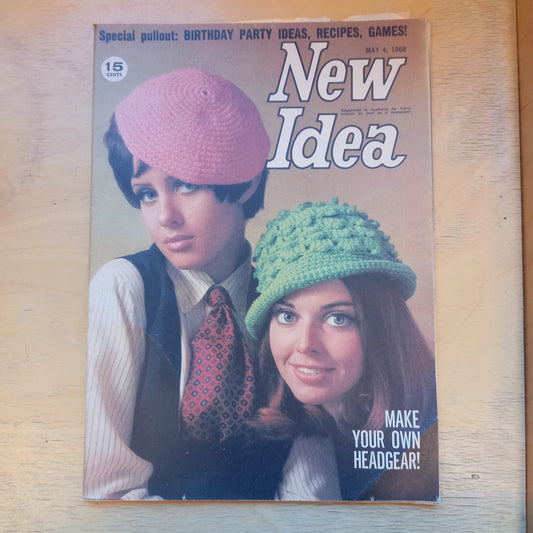 Vintage Magazine New Idea May 4 1968-Vintage Magazines > Women’s Magazines > 1960s Ephemera-Tilbrook and Co