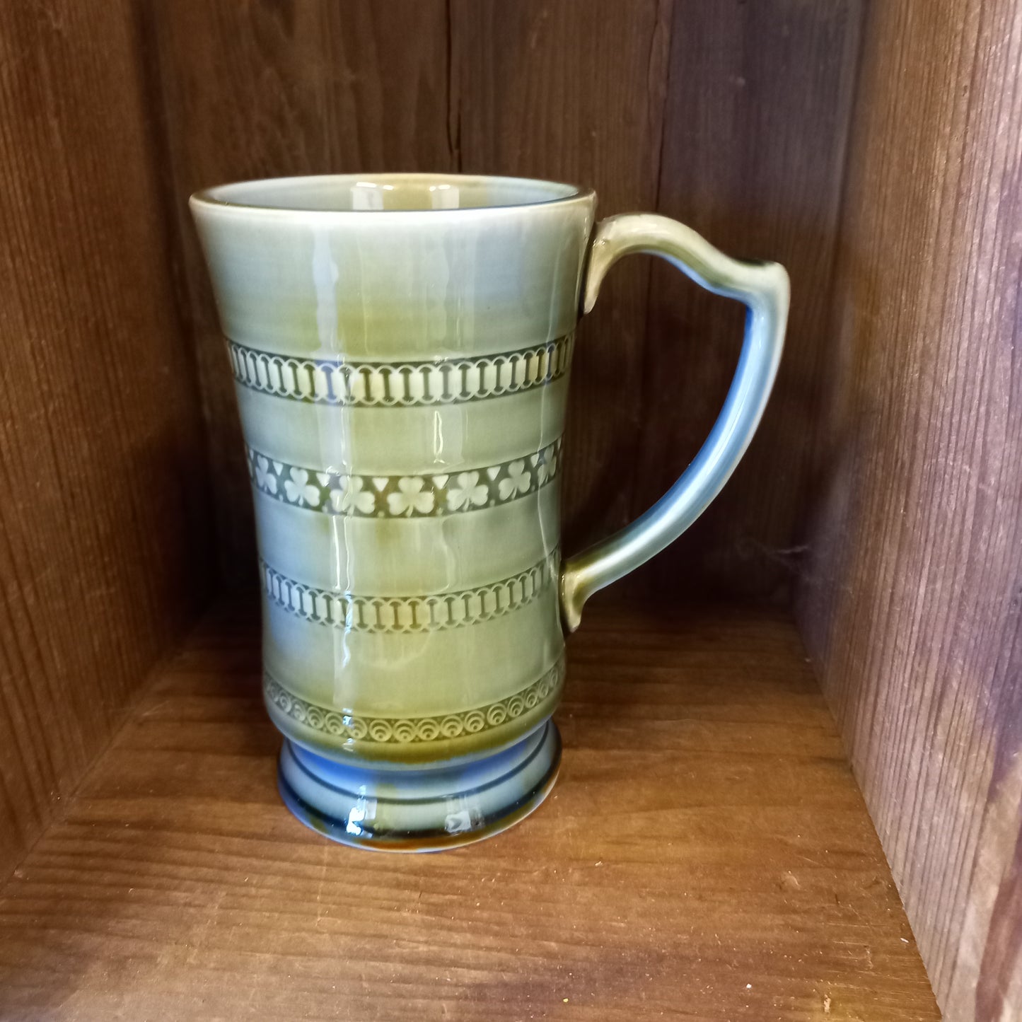 Wade Irish Porcelain Shamrock Pattern Tall Mug-Decor-Tilbrook and Co