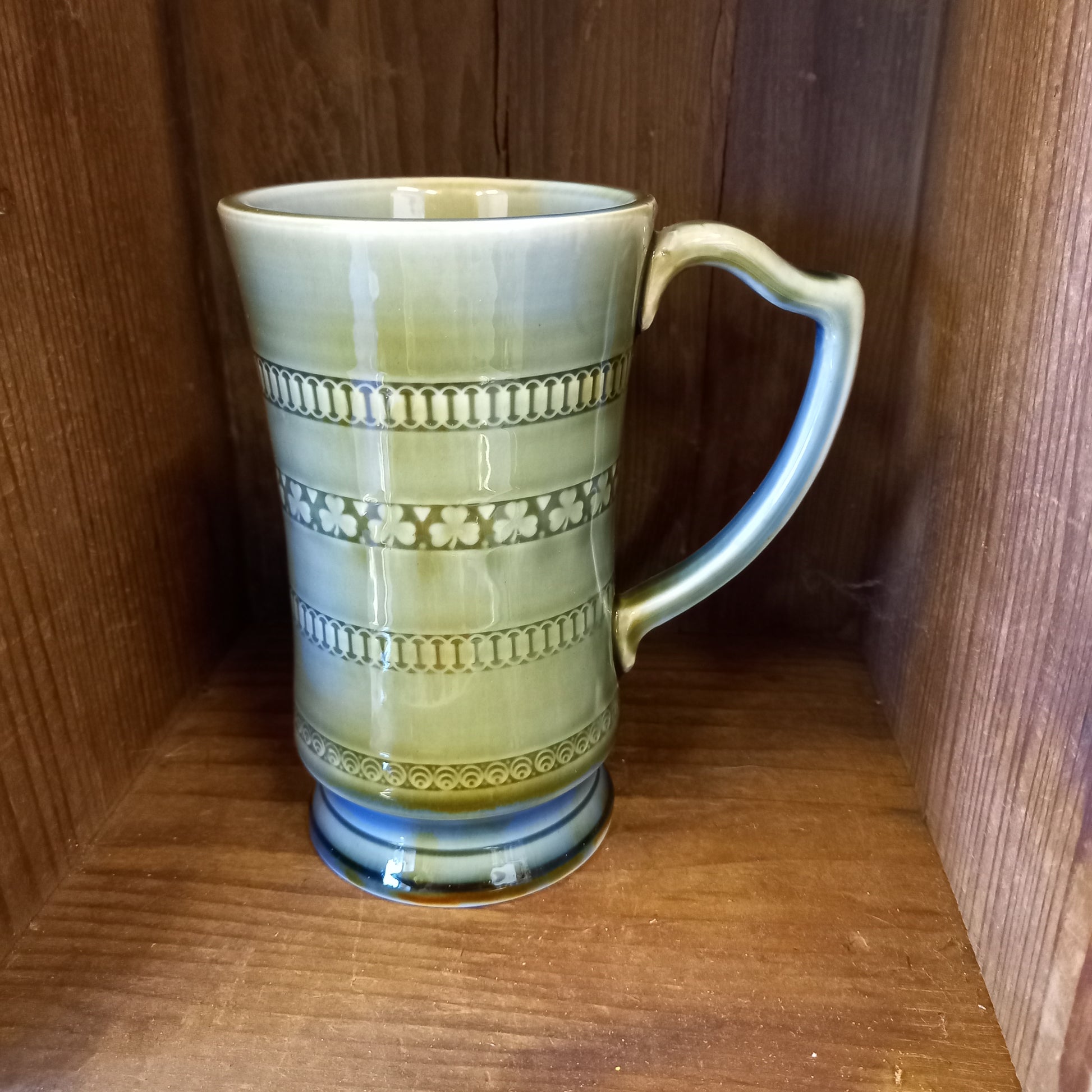 Wade Irish Porcelain Shamrock Pattern Tall Mug-Decor-Tilbrook and Co