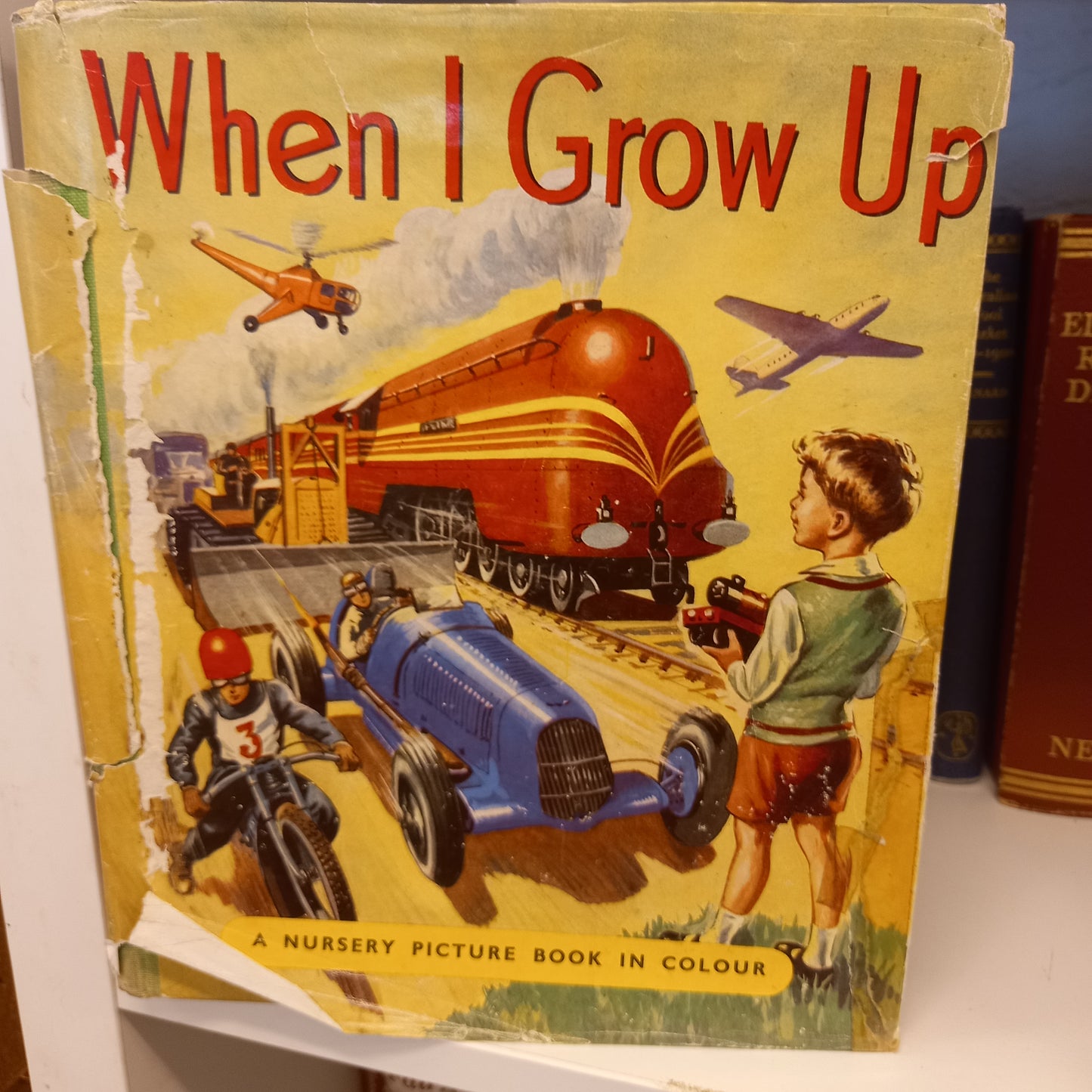 When I Grow Up: A Picture Book of Railways, Aeroplanes, Ships and Motors-Book-Tilbrook and Co