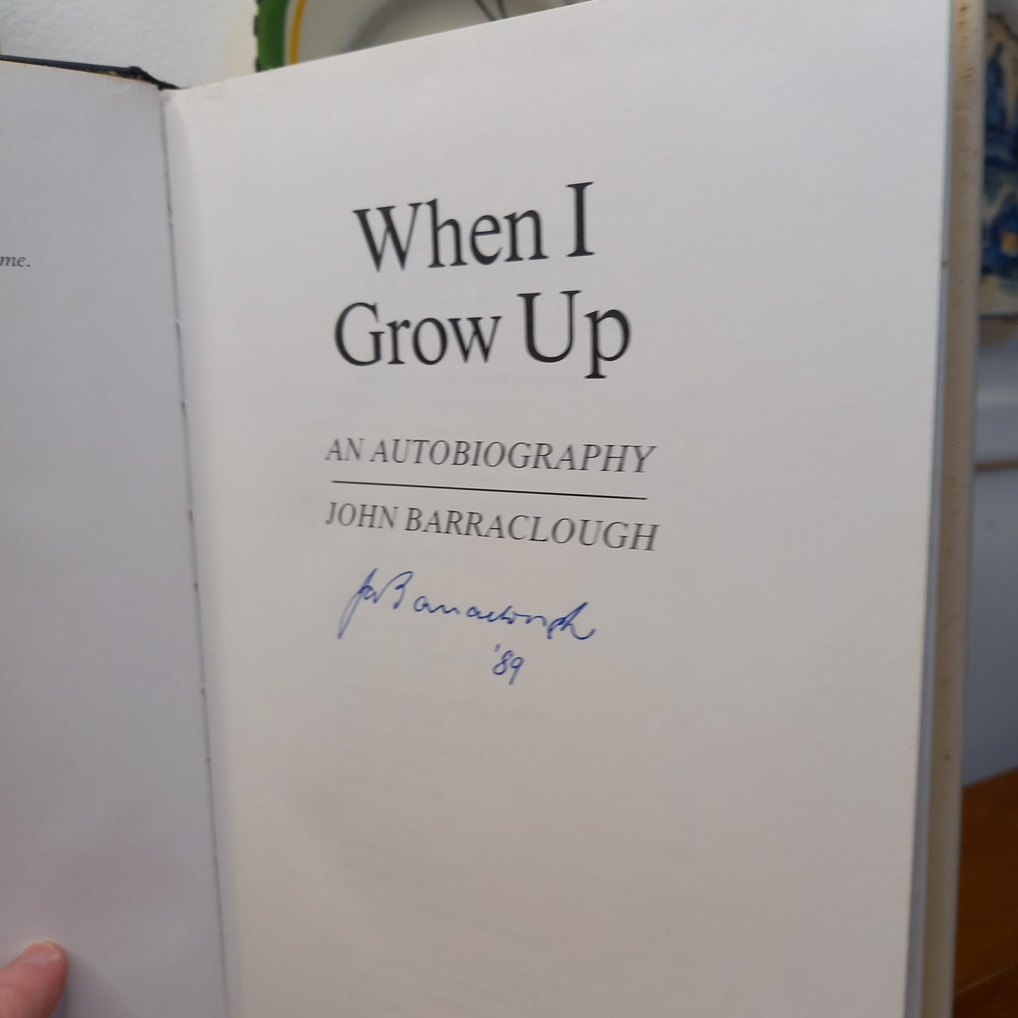 When I grow up by John Barraclough-Book-Tilbrook and Co