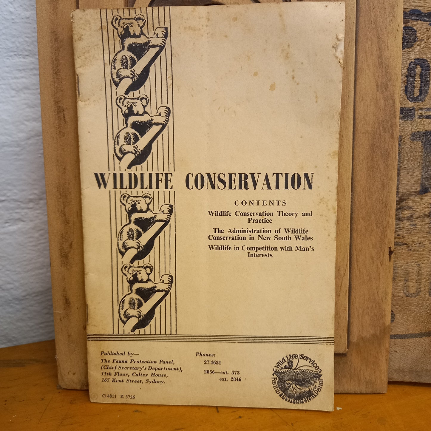 Wildlife Conservation by Wildlife Services Fauna Panel-Book-Tilbrook and Co