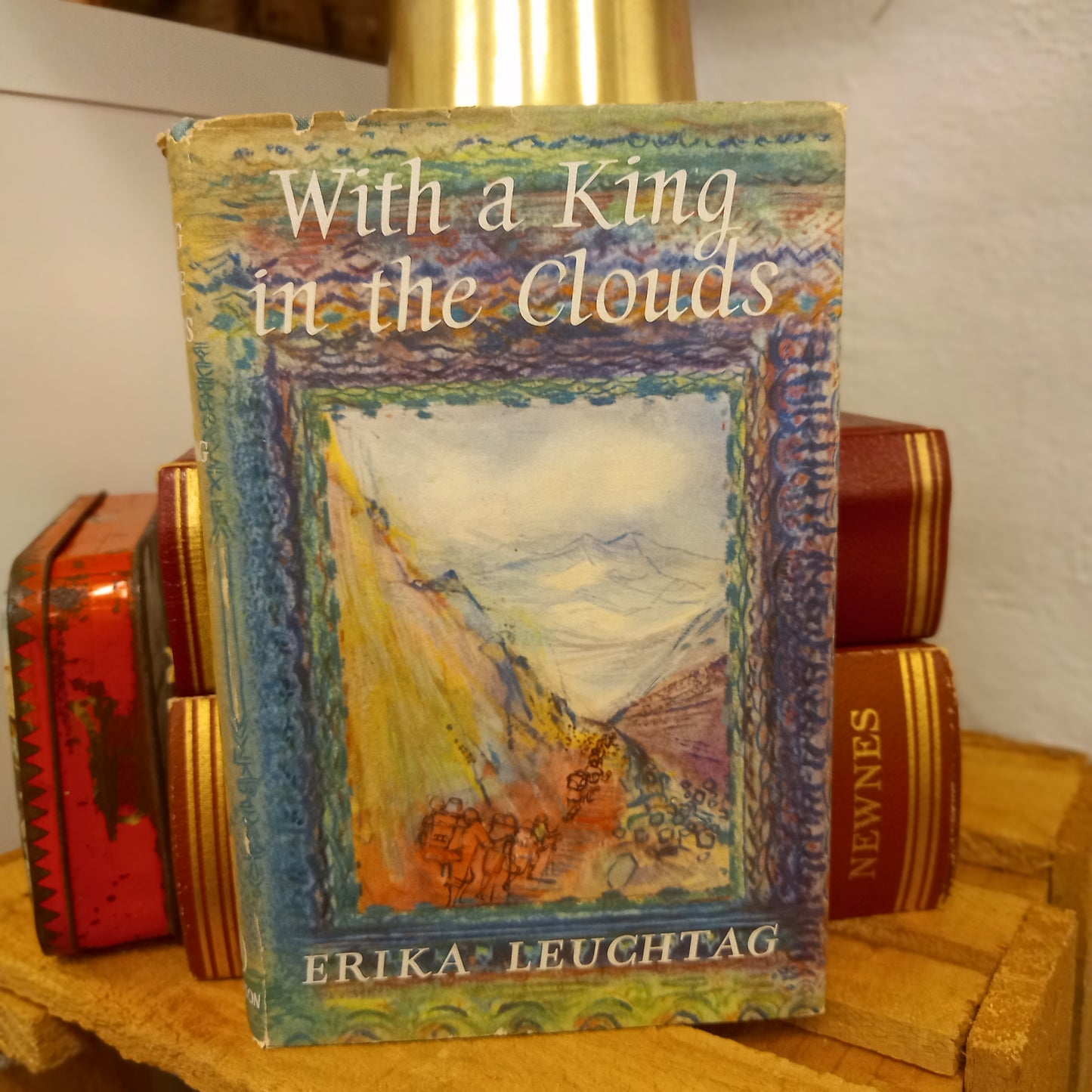 With a King in the Clouds by Erika Leuchtag (1958)-Vintage Travel & Political Memoir-Tilbrook and Co