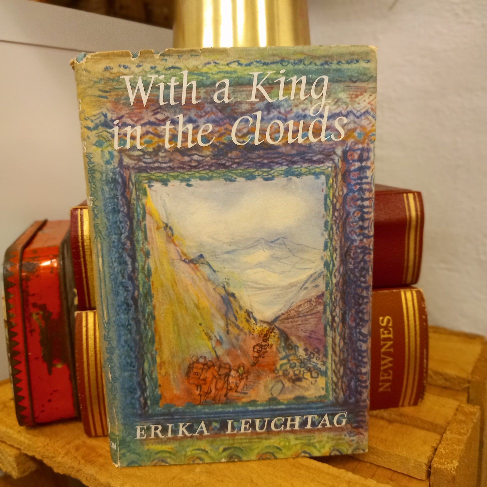 With a King in the Clouds by Erika Leuchtag (1958)-Vintage Travel & Political Memoir-Tilbrook and Co
