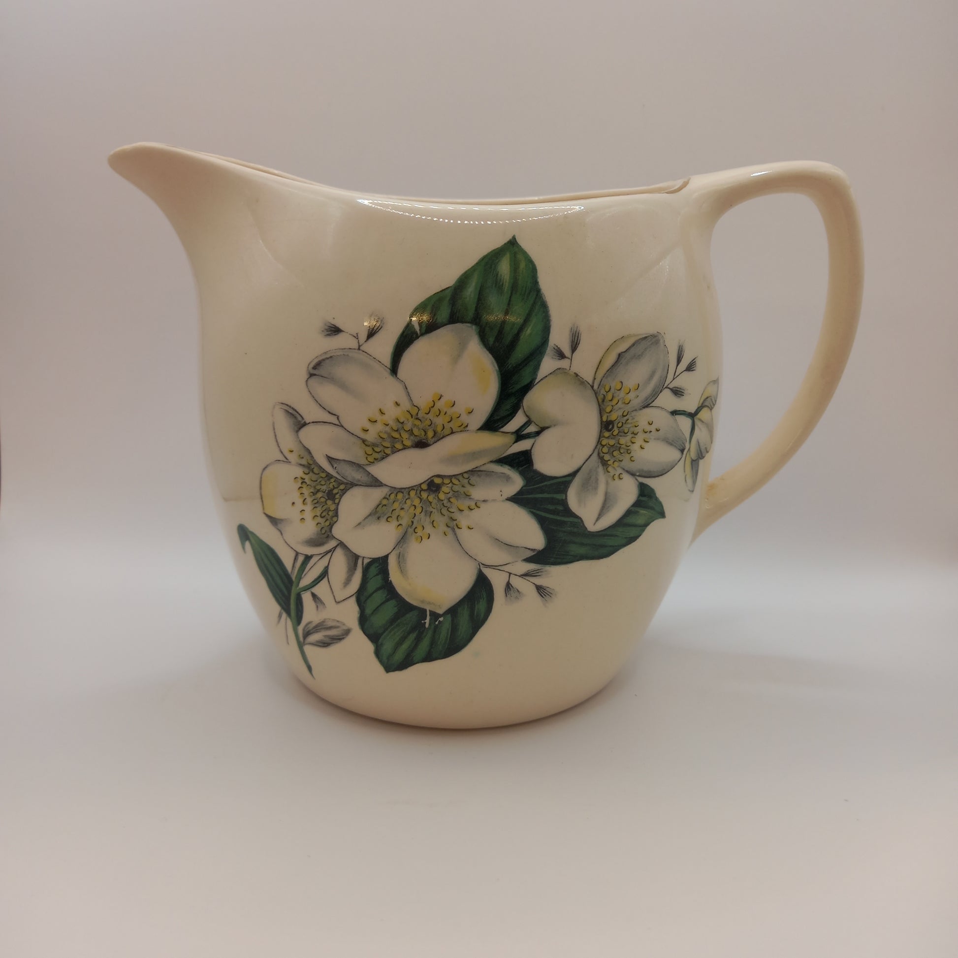 Woods and Sons Alpine Jug Alpine Flower Pattern-Decor-Tilbrook and Co