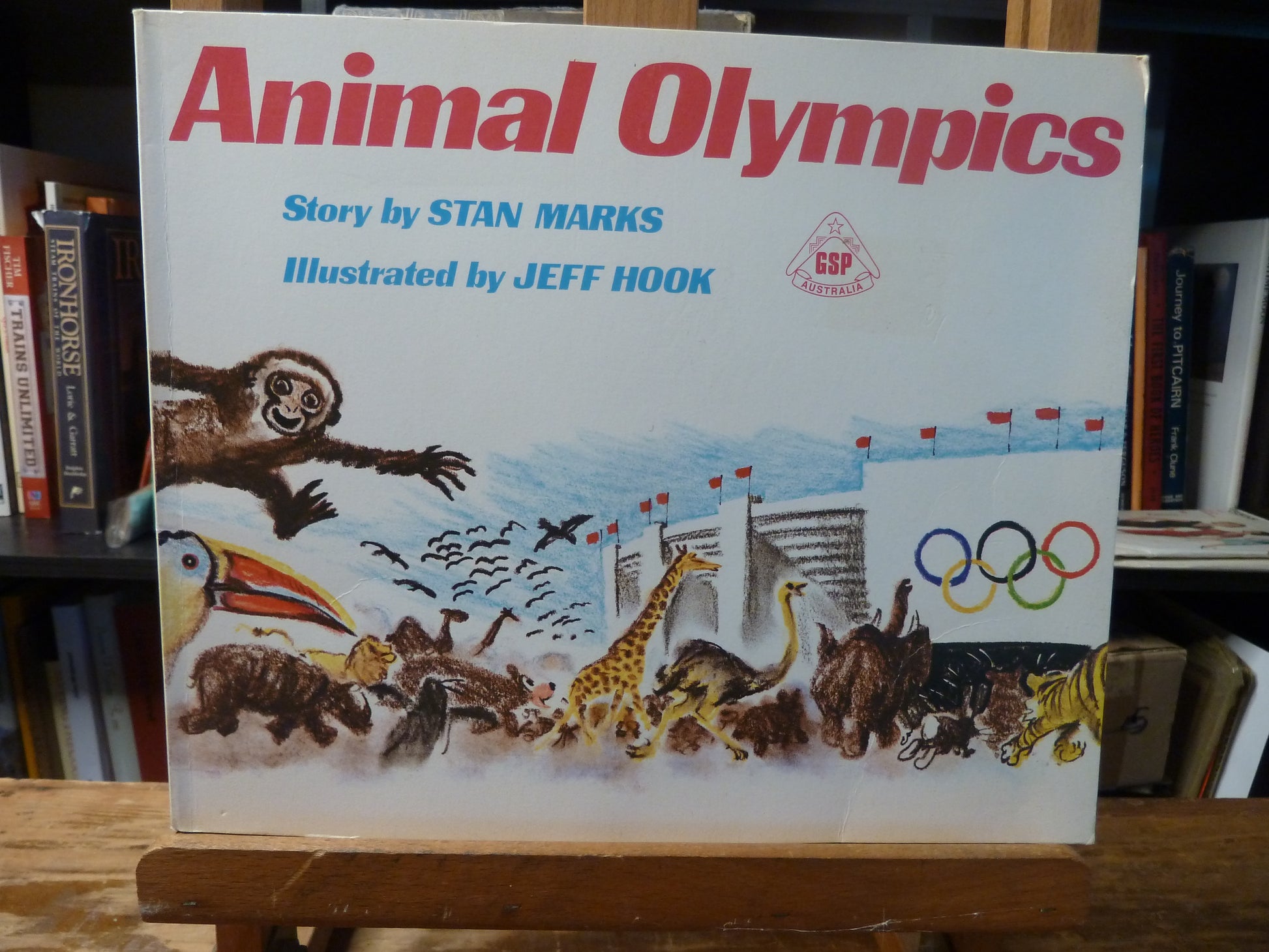 Animal Olympics - Stan Marks & Jeff Hook 1972-Book-Tilbrook and Co