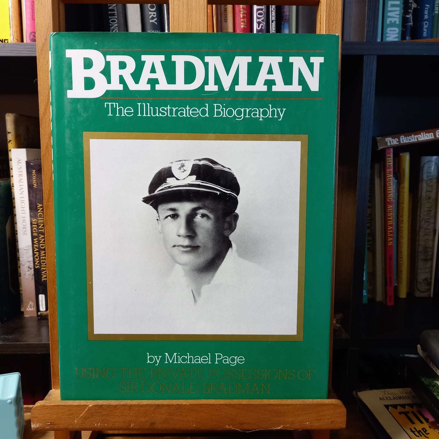 Bradman: The Illustrated Biography - unsing the private possessions of Sir Donald Bradman by Michael Page-Book-Tilbrook and Co