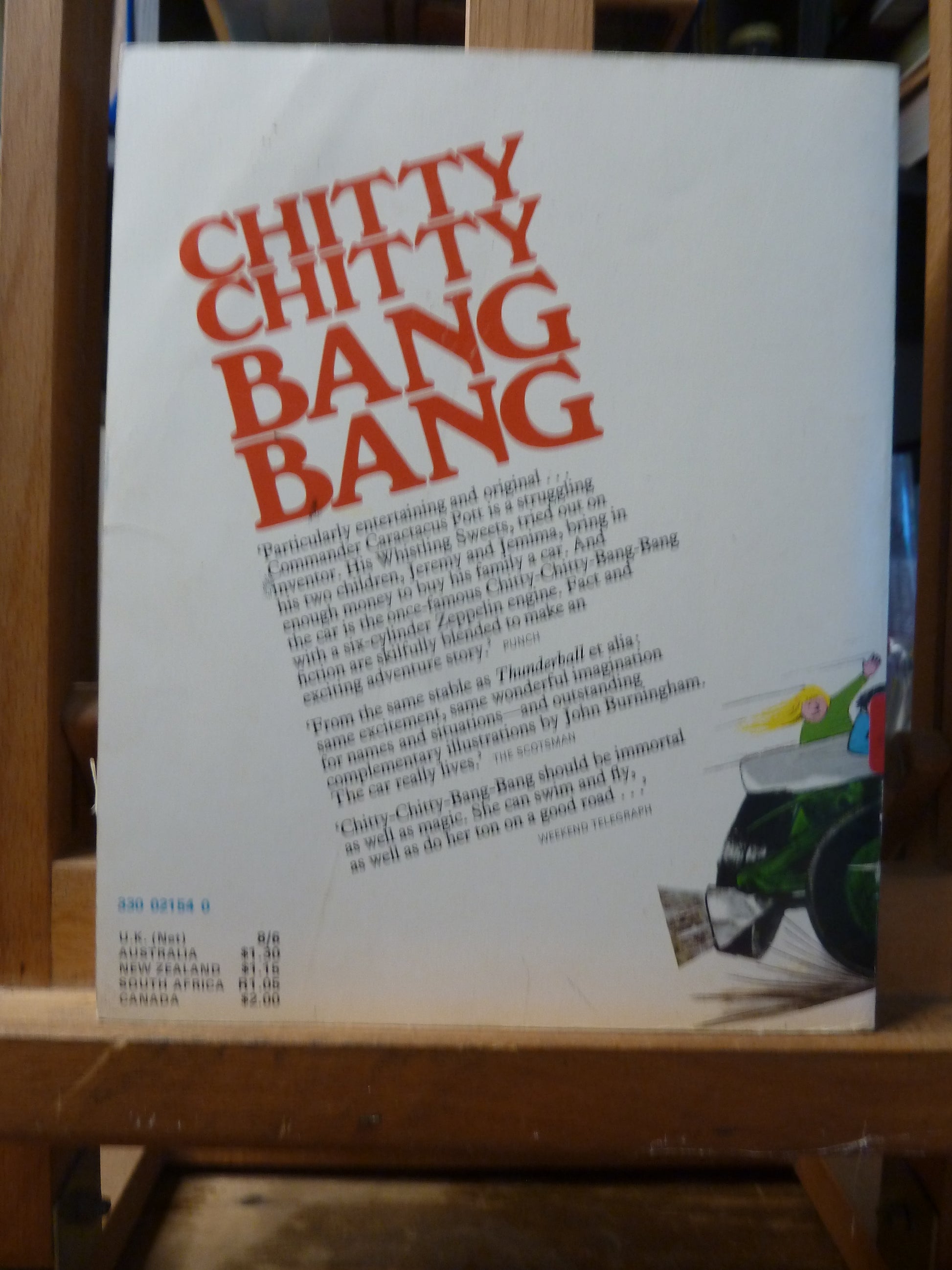 Chitty Chitty Bang Bang: The Magical Car by Ian Flemming Illustrated by John Burningham-Book-Tilbrook and Co