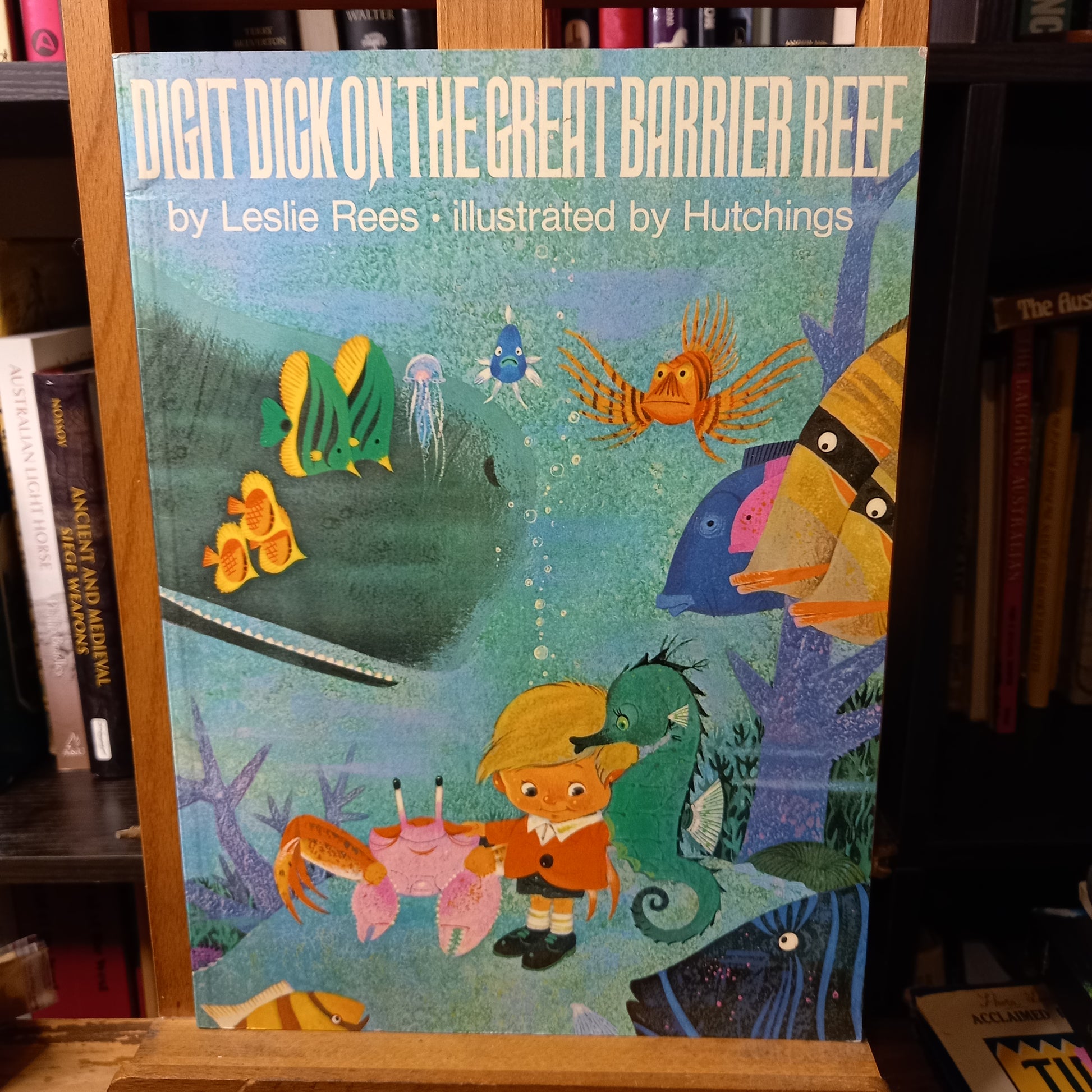 Digit Dick on the Great Barrier Reef by Leslie Ress and Illustrated by Hutchings-Book-Tilbrook and Co