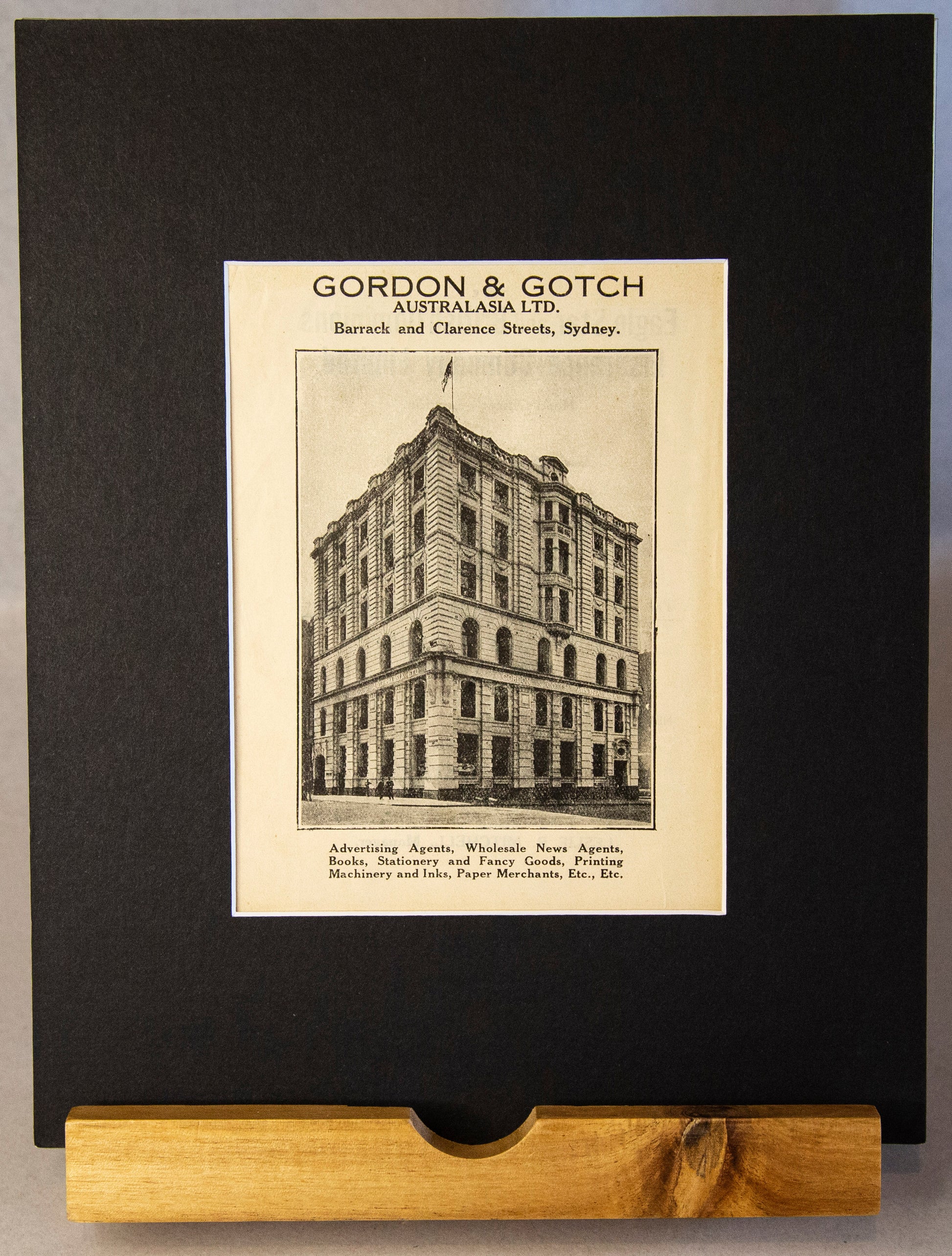 Original 1914 Gordon & Gotch Advertisement – Vintage Australasia Print Distribution Ephemera-Vintage Ephemera-Tilbrook and Co