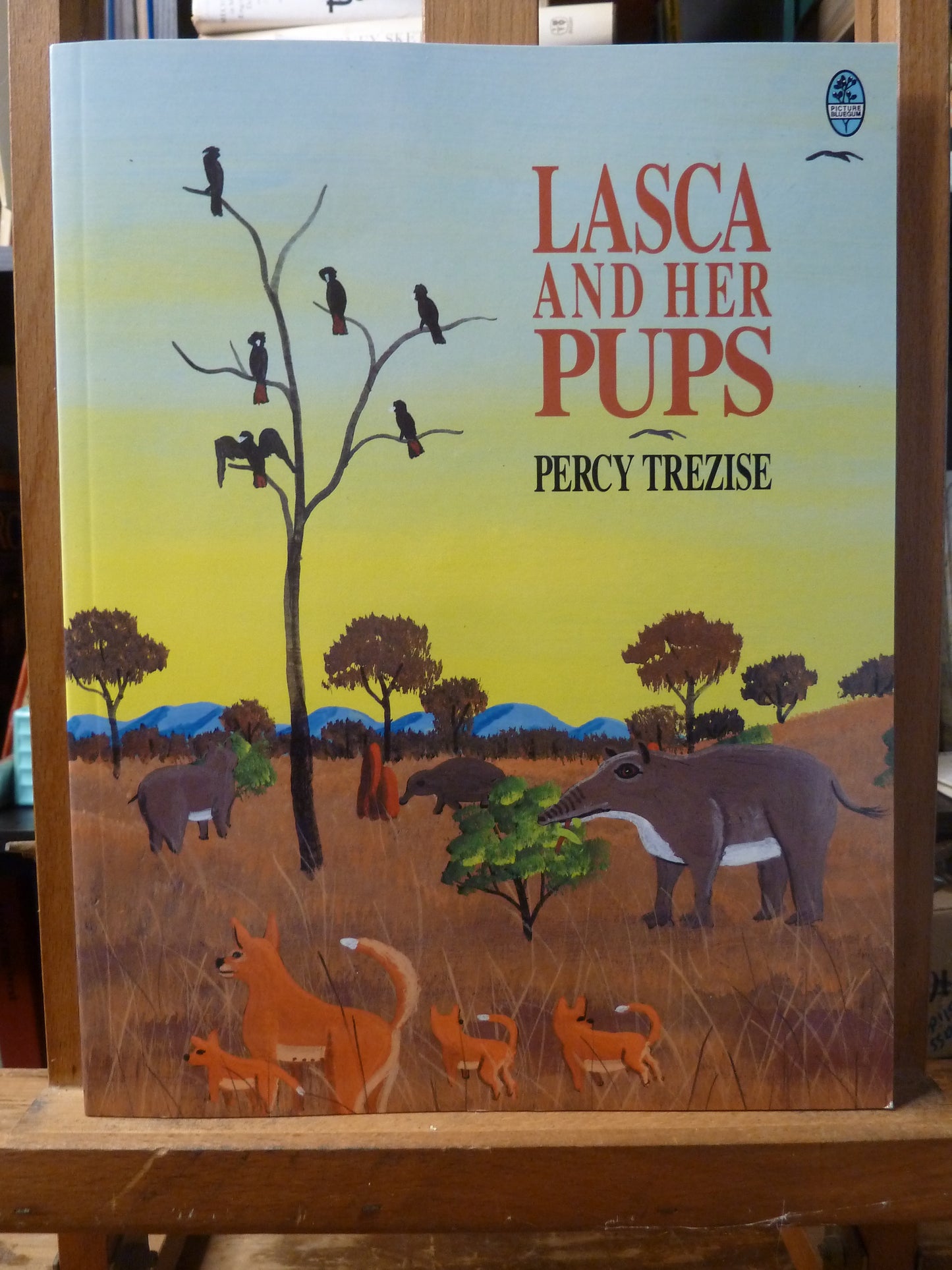 Lasca and Her Pups by Percy Trezise-Book-Tilbrook and Co