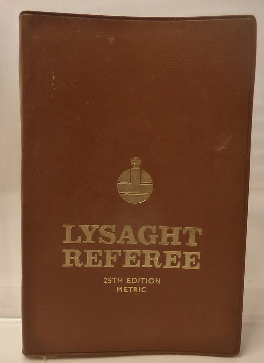 Lysaght Referee 25th Edition Metric 1975-Book-Tilbrook and Co