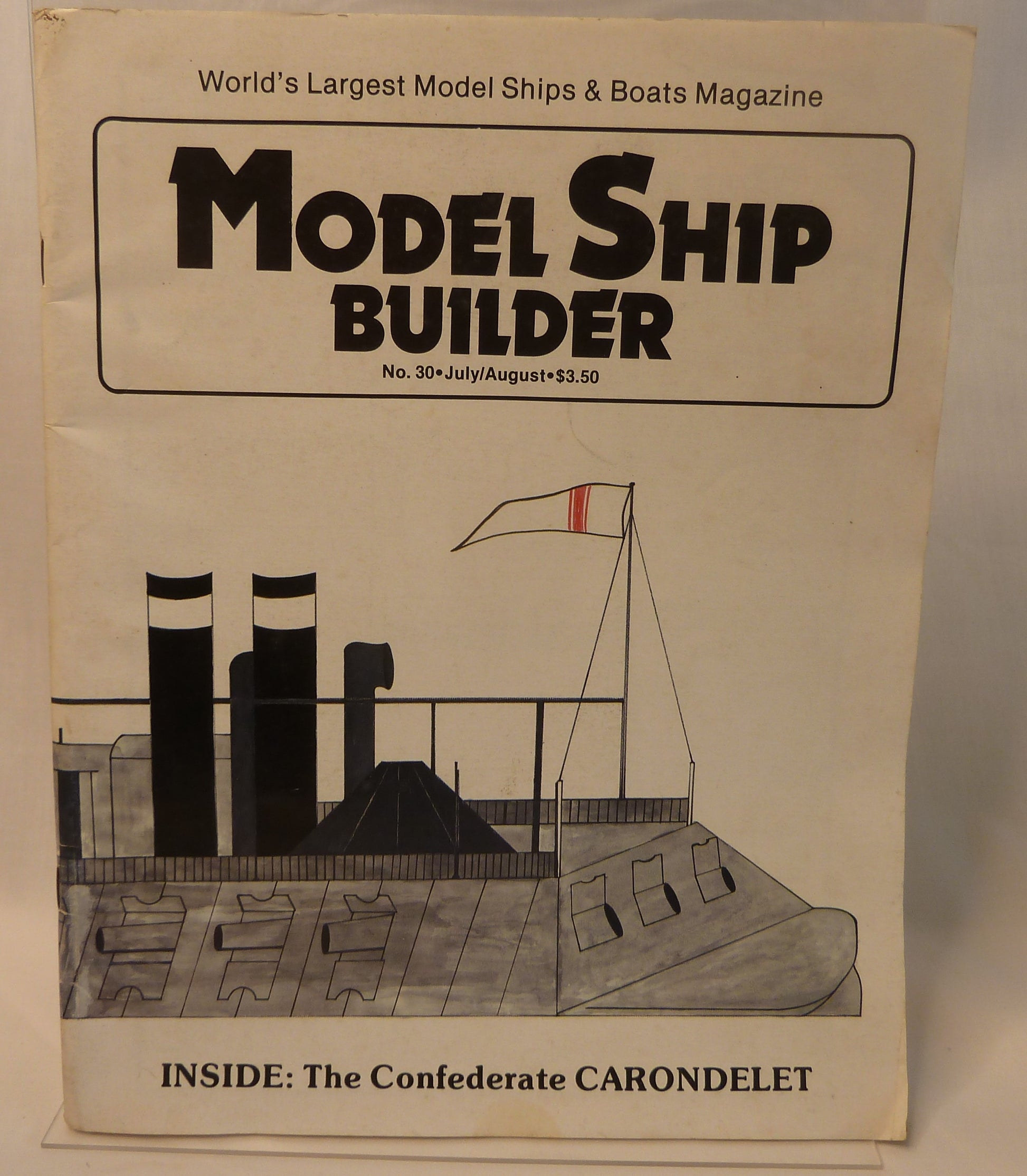 Model Ship Builder Magazine, No 30 July/August 1984-Ephemera-Tilbrook and Co