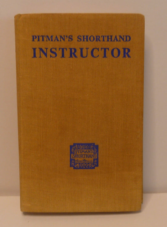 Pitman's Shorthand Instructor-Books-Tilbrook and Co