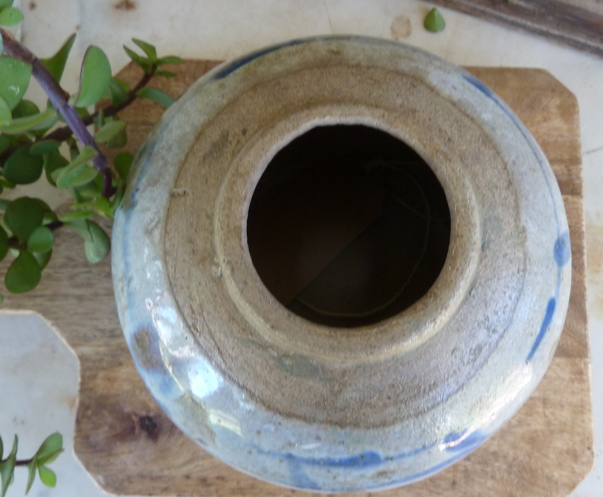 Antique Blue and White Chinese Ginger Jar-Collectables-Tilbrook and Co