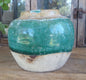 Chinese Stoneware Ginger Jar Glazed in Green-Collectables-Tilbrook and Co