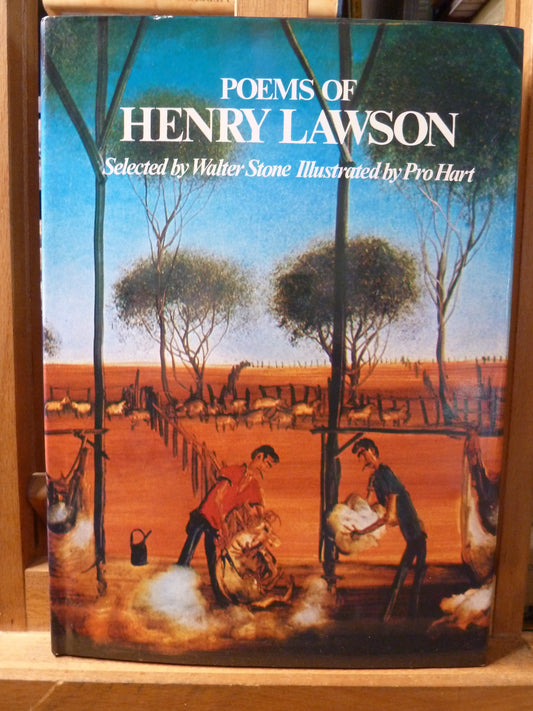 Poems of Henry Lawson Selected by Walter Stone Illustrations by Pro Hart-Book-Tilbrook and Co