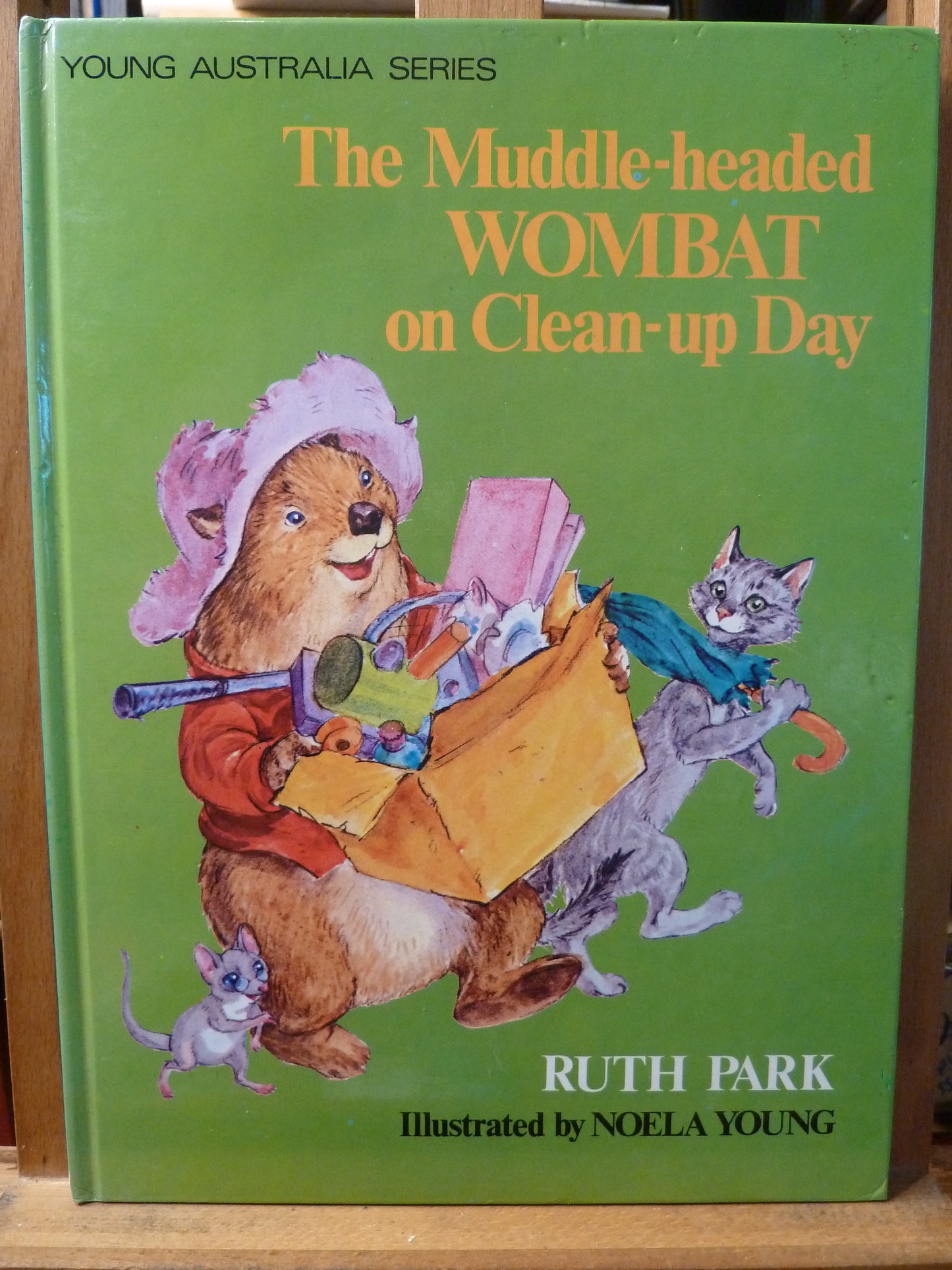 The Muddle-headed Wombat on Clean up Day by Ruth Park Illustrated by Noela Young (Young Australia Series)-Book-Tilbrook and Co